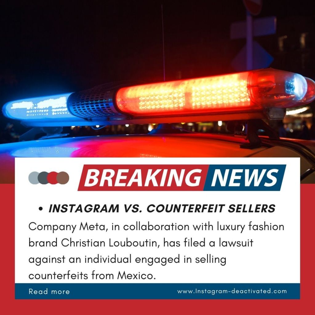 Instagram vs. counterfeit sellers